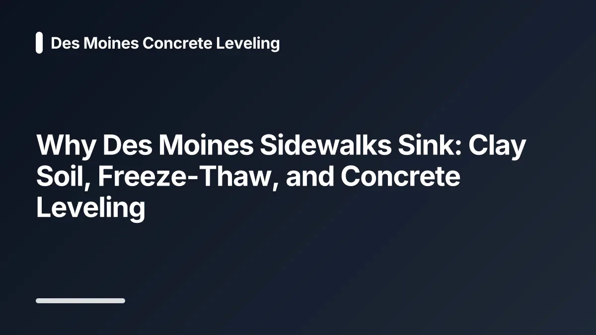 concrete leveling